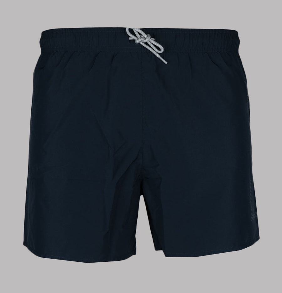 EA7 Oversized Logo Swim Shorts Armani Blue/Silver