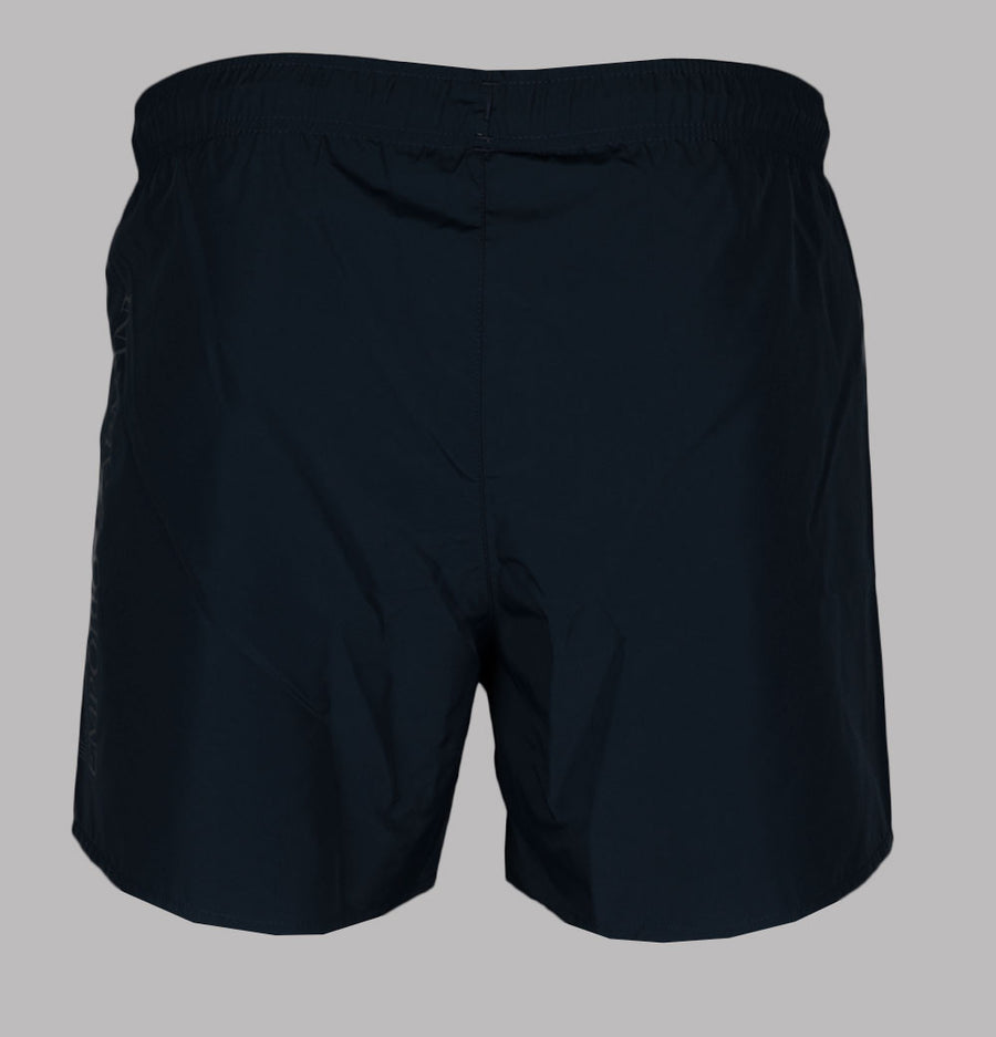 EA7 Oversized Logo Swim Shorts Armani Blue/Silver
