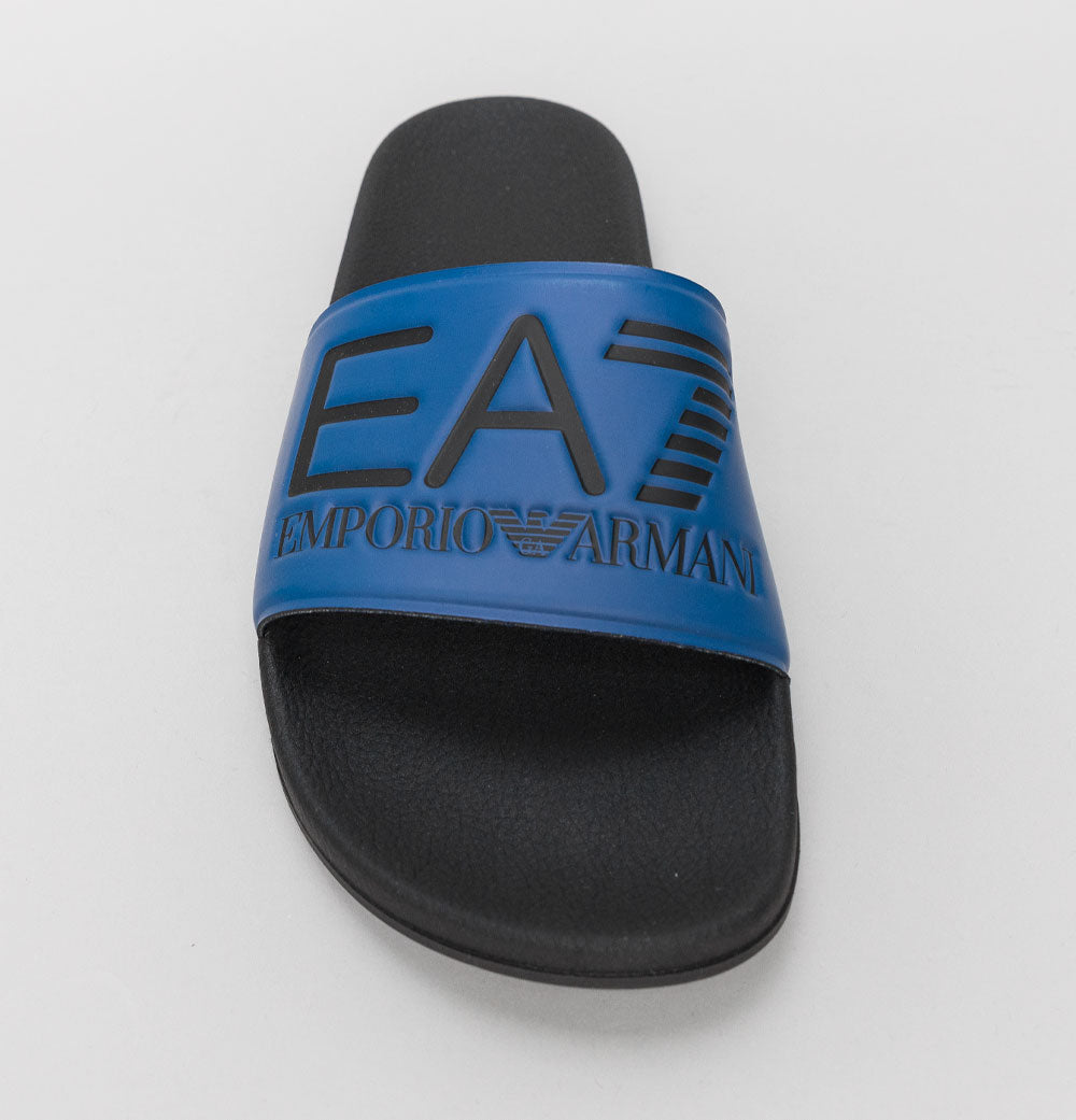 EA7 Sea World Logo Slides Dark Blue/Black