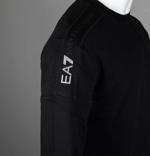 EA7 Shoulder Logo Sweatshirt Black