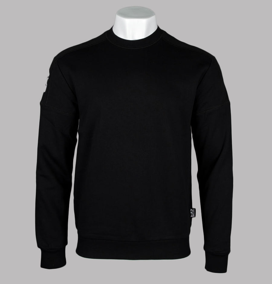 EA7 Shoulder Logo Sweatshirt Black