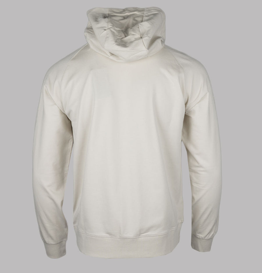 EA7 Taping Full Zip Hooded Sweatshirt Almond Milk