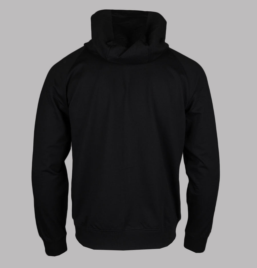 EA7 Taping Full Zip Hooded Sweatshirt Black
