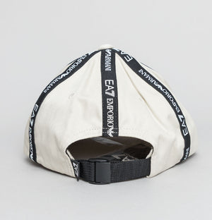 EA7 Taping Logo Cap Almond Milk