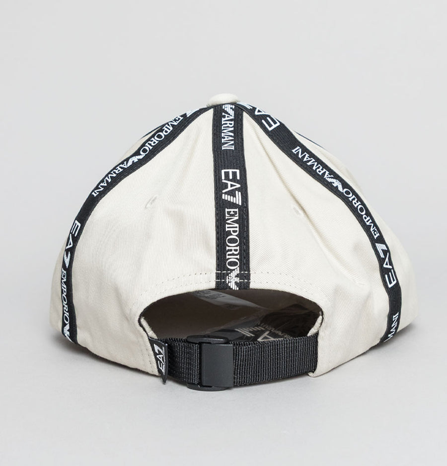 EA7 Taping Logo Cap Almond Milk