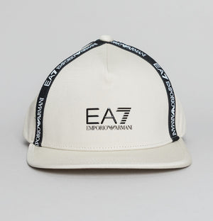 EA7 Taping Logo Cap Almond Milk