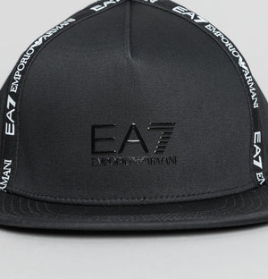 EA7 Taping Logo Cap Black