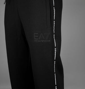 EA7 Taping Poly Track Pants Black