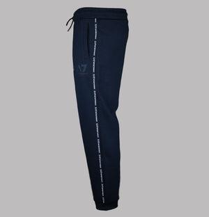 EA7 Taping Poly Track Pants Navy Blazer