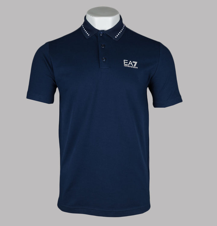 EA7 Tennis Club Polo Shirt Medieval Blue