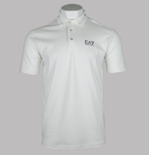 EA7 Tennis Club Polo Shirt Star White