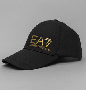 EA7 Train Core Cotton Cap Black/Gold