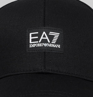 EA7 Train Core Cotton Cap Black