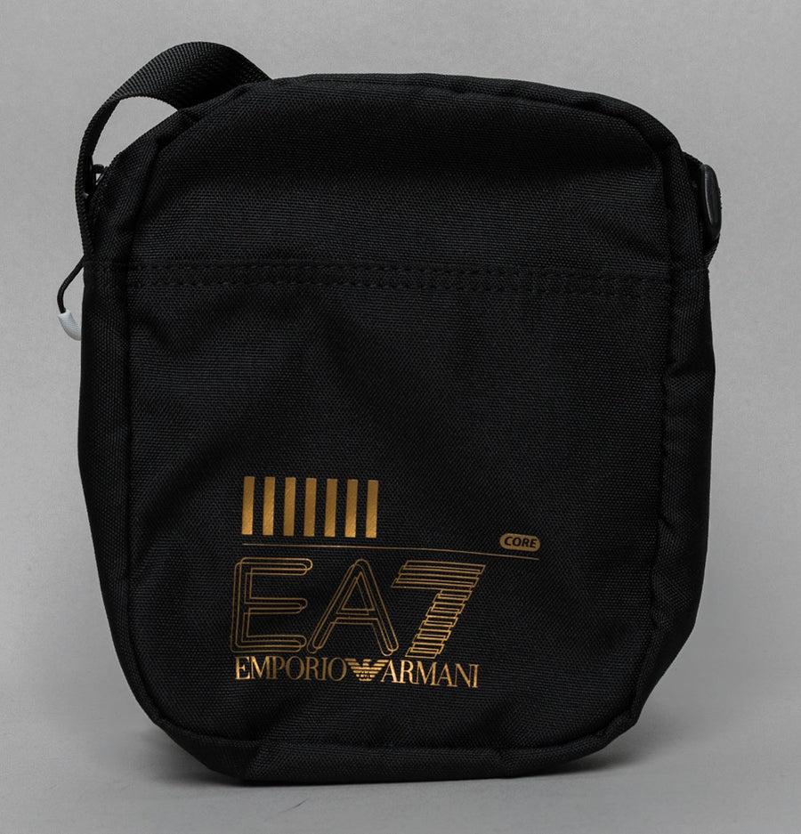 EA7 Train Core Small Shoulder Bag Black/Gold
