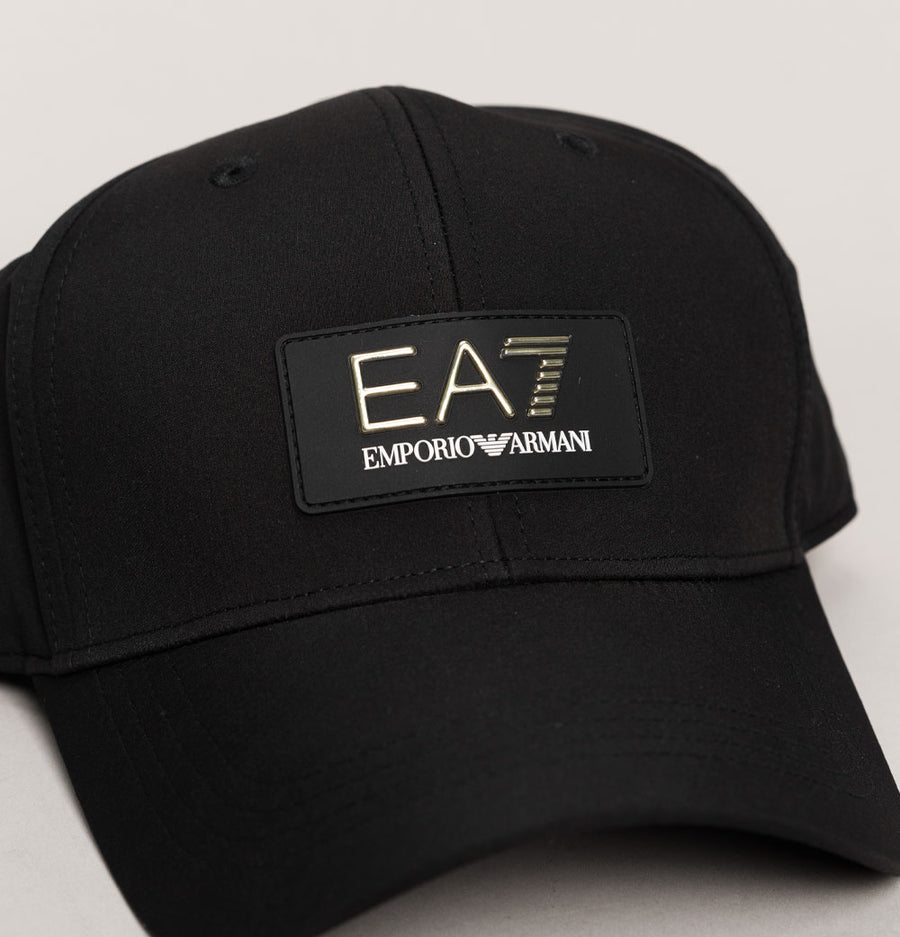 EA7 Train Gold Label Cap Black
