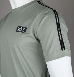 EA7 Train Logo Taping T-Shirt Shadow