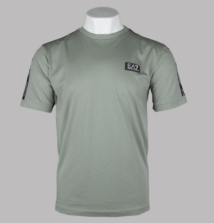EA7 Train Logo Taping T-Shirt Shadow