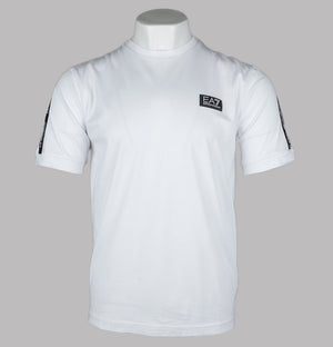 EA7 Train Logo Taping T-Shirt White