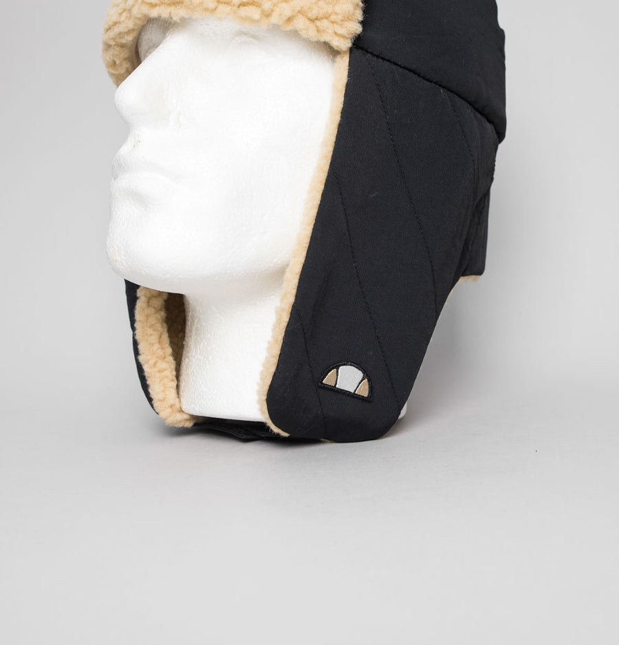 Ellesse Almond Trapper Hat Black/Beige