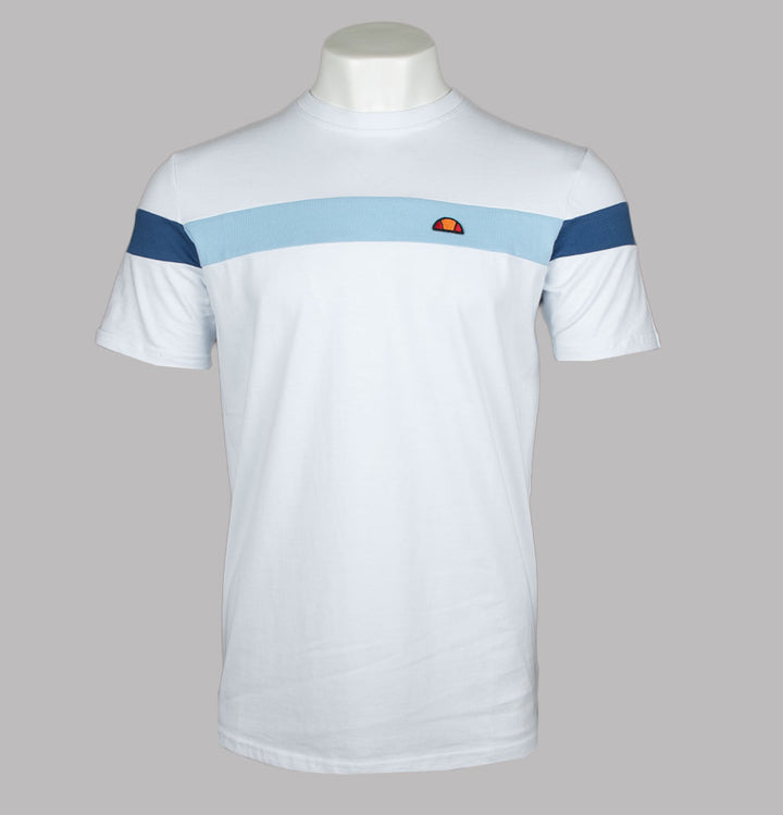 Ellesse Caserio T-Shirt White/Blue/Navy