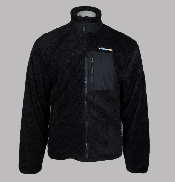 Ellesse Cervacol Sherpa Fleece Jacket Black