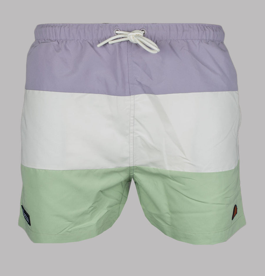 Ellesse Cielo Swim Shorts Lavender/Off White/Green