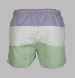 Ellesse Cielo Swim Shorts Lavender/Off White/Green