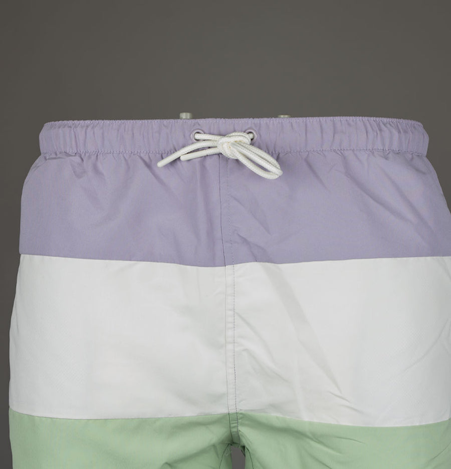 Ellesse Cielo Swim Shorts Lavender/Off White/Green