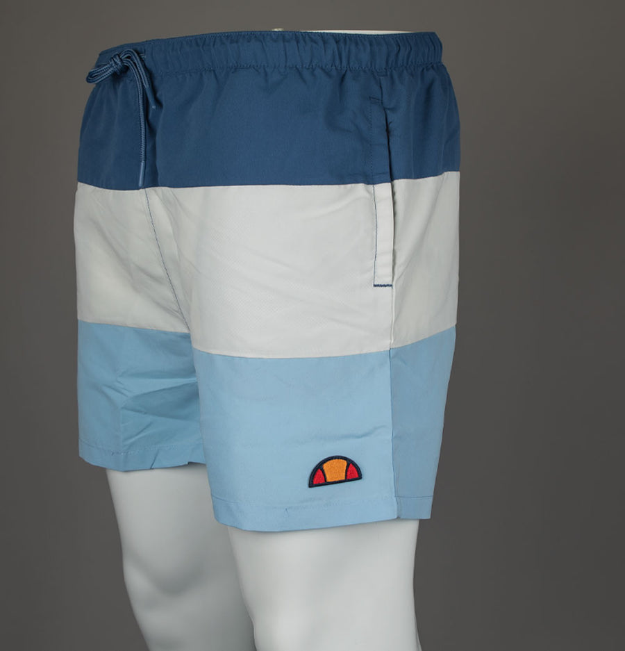 Ellesse Cielo Swim Shorts Navy/Off White/Light Blue