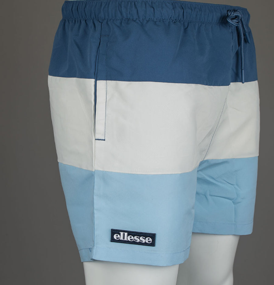 Ellesse Cielo Swim Shorts Navy/Off White/Light Blue