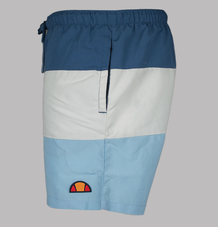 Ellesse Cielo Swim Shorts Navy/Off White/Light Blue
