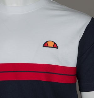 Ellesse Macchio T-Shirt White/Navy