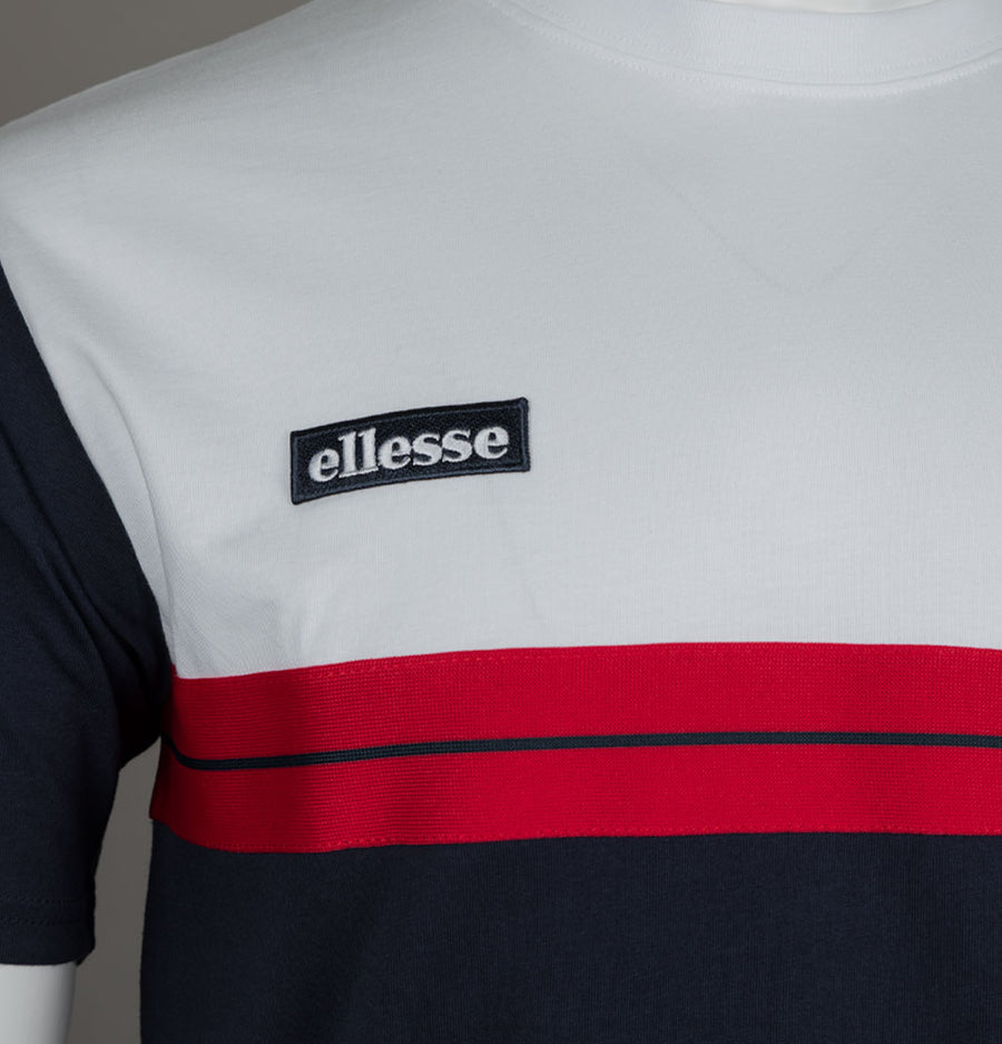 Ellesse Macchio T-Shirt White/Navy