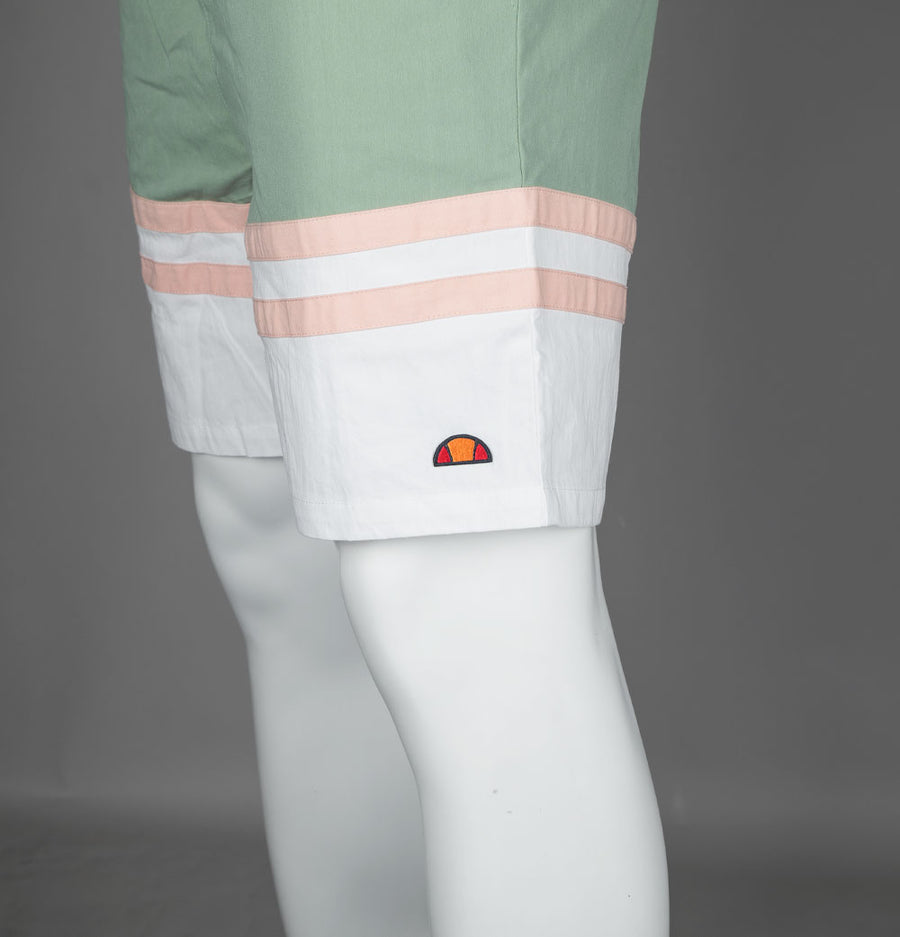 Ellesse Metuli Swim Shorts Green/Off White