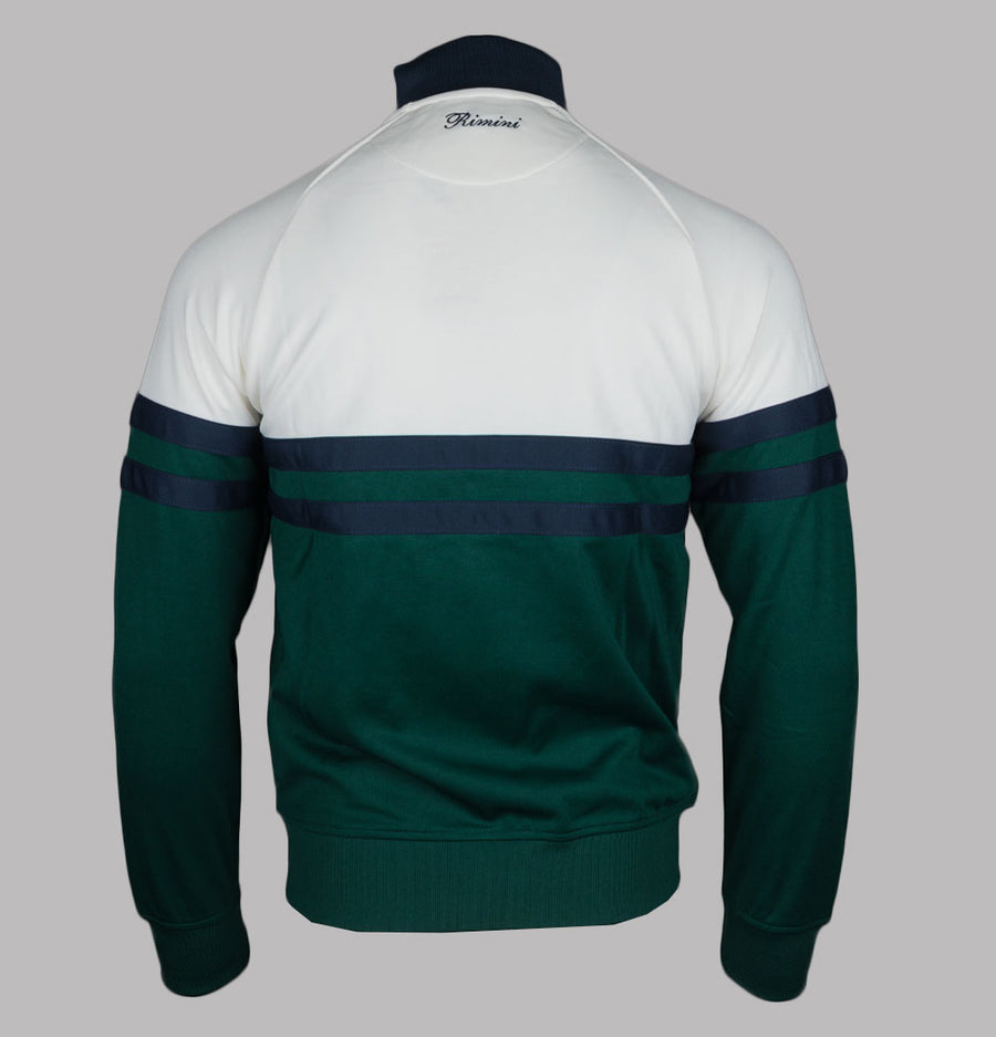 Ellesse Rimini Tracksuit Top Off White/Dark Green