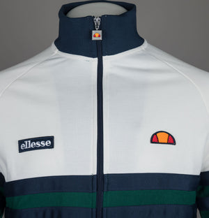 Ellesse Rimini Tracksuit Top Off White/Dark Green