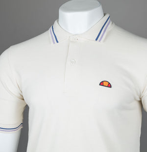 Ellesse Rooks Polo Shirt Off White