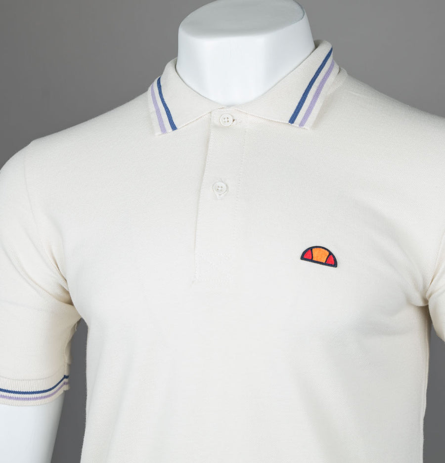 Ellesse Rooks Polo Shirt Off White