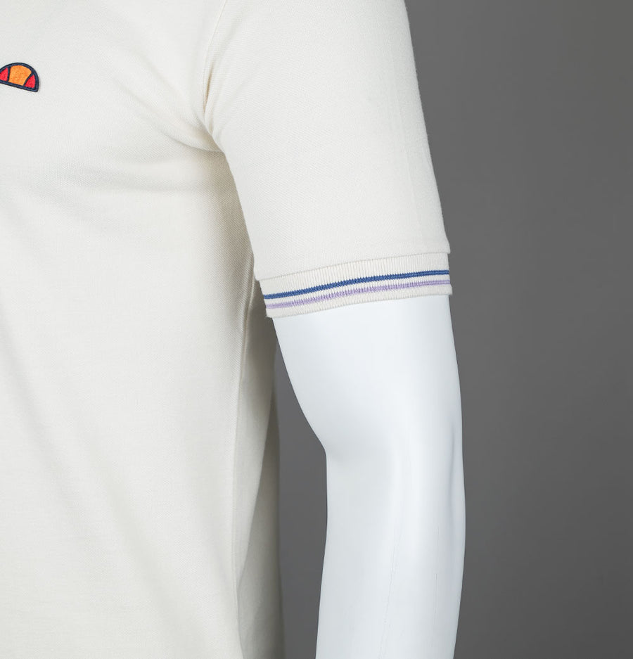 Ellesse Rooks Polo Shirt Off White