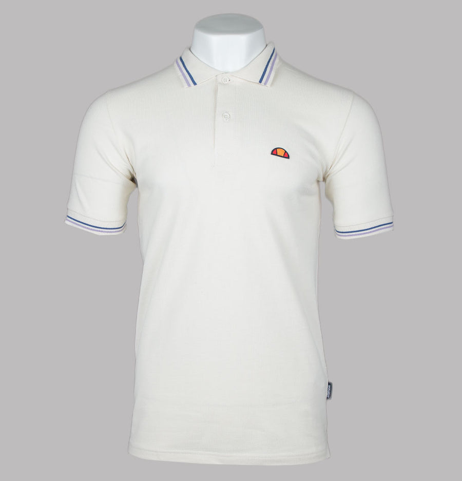 Ellesse Rooks Polo Shirt Off White