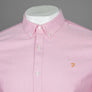 Farah Brewer Slim Fit Oxford Shirt Coral Pink