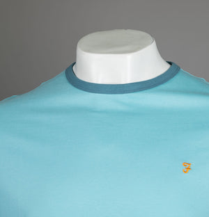 Farah Groves Ringer T-Shirt Stillwater