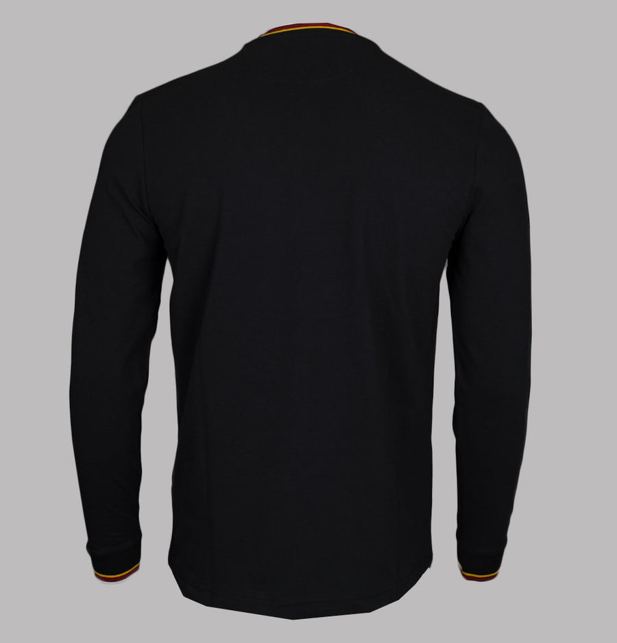 Farah LS Boothe T-Shirt Black