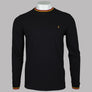Farah LS Boothe T-Shirt Black