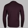 Farah Maidstone Lambswool Sweater Bordeaux