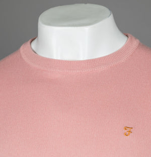 Farah Mullen Cotton Sweater Pink Rose