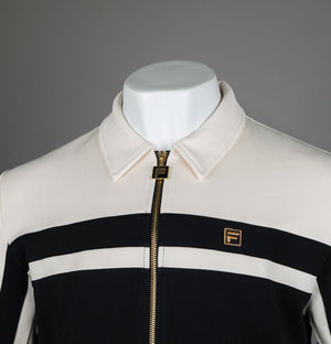 Fila Gold Bill Blocked Track Top Black/Whitecap Grey