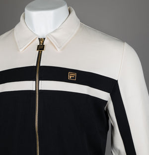 Fila Gold Bill Blocked Track Top Black/Whitecap Grey