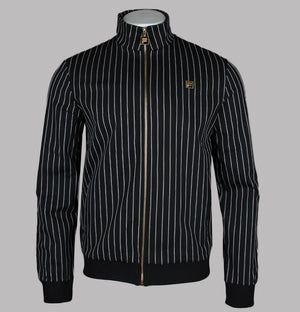 Fila Gold Cooper Jacquard Stripe Track Top Black/Egret