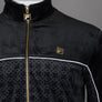Fila Gold Higgans Velour Track Jacket Black